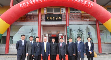 韓國(guó)安東市文化福祉局局長(zhǎng)到公司參觀考察